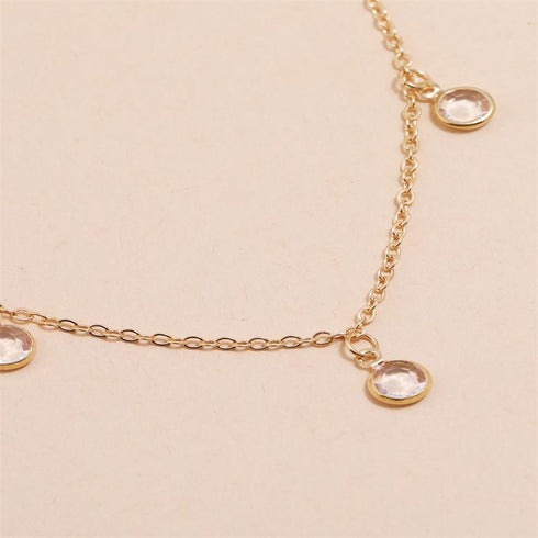 Simple Little Diamond Necklace For Women - ROUTINE FASHION